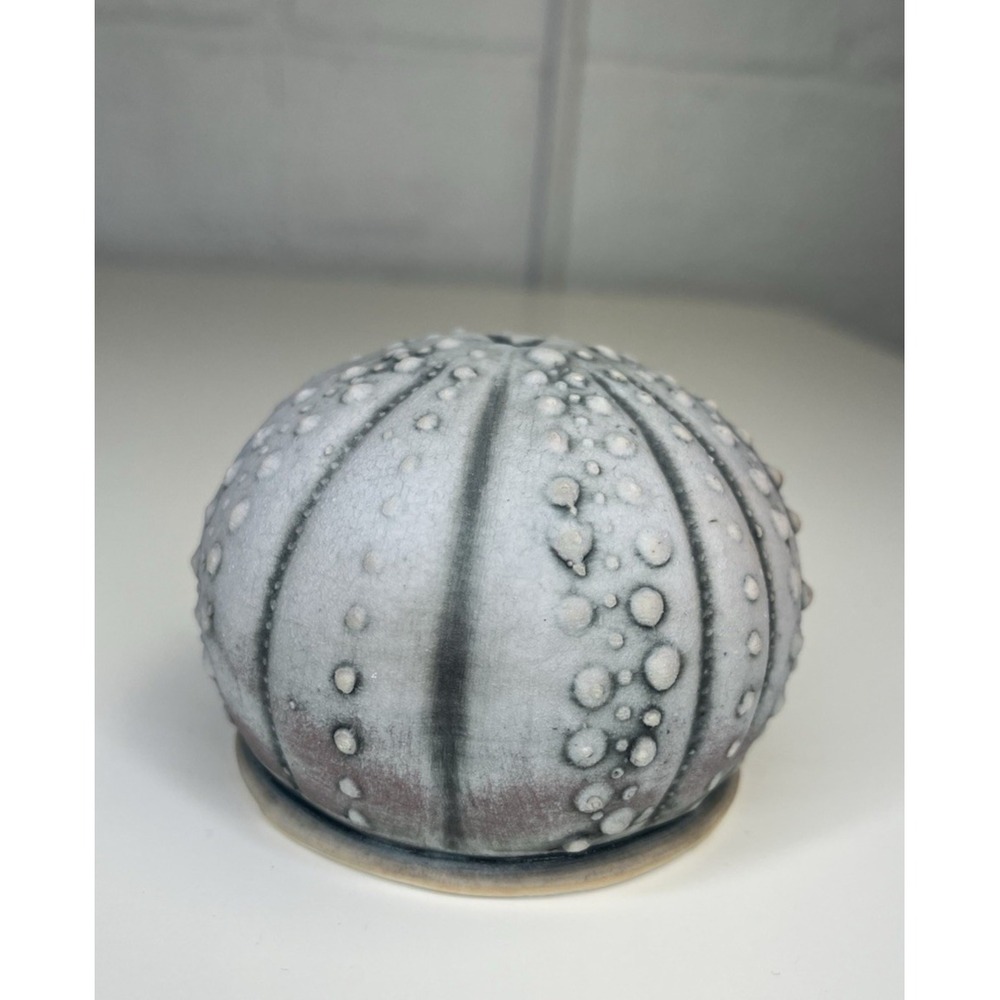 Georgetown Pottery MAINE Salt Shaker Urchin Art Pottery Sea Ocean Decor Nautical - Picture 3 of 12